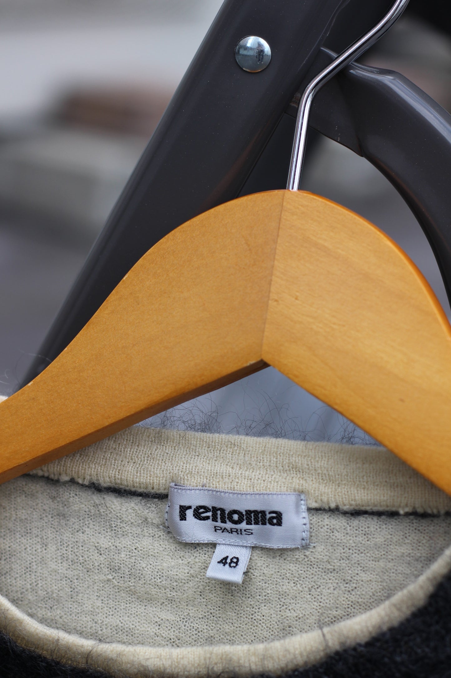 Men's renoma paris mohair & cardigan Vintage Knit x2点