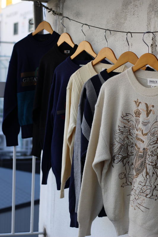 Men's embroidery Design Knit x6点