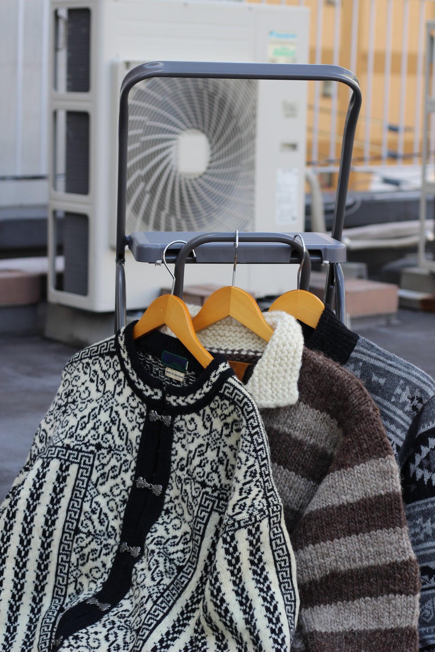 Import Vintage Ethnic Knitwear x3点