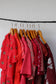 Vintage Red Color Short Sleeve One-Piece x10点