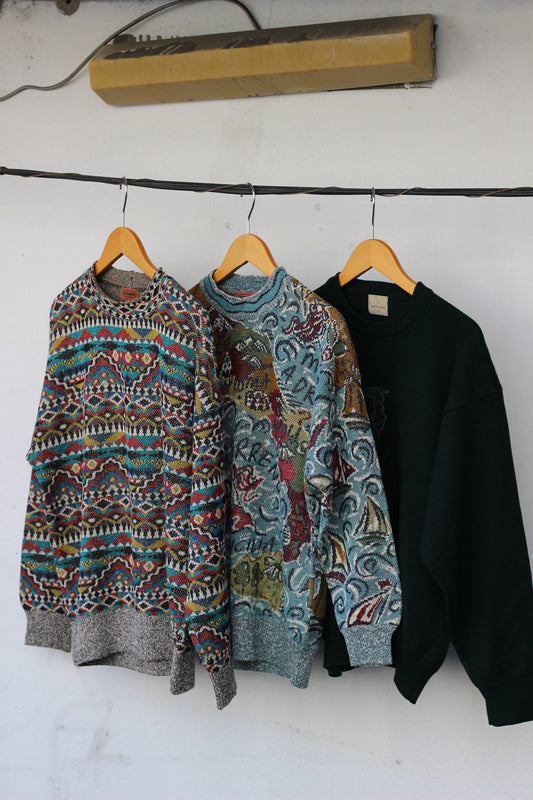 Made in ITALY vintage MISSONI & TRUSSARDI Knit x3点