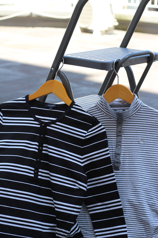 Burberry Women's Stripe Long Sleeve T-Shirt x2点