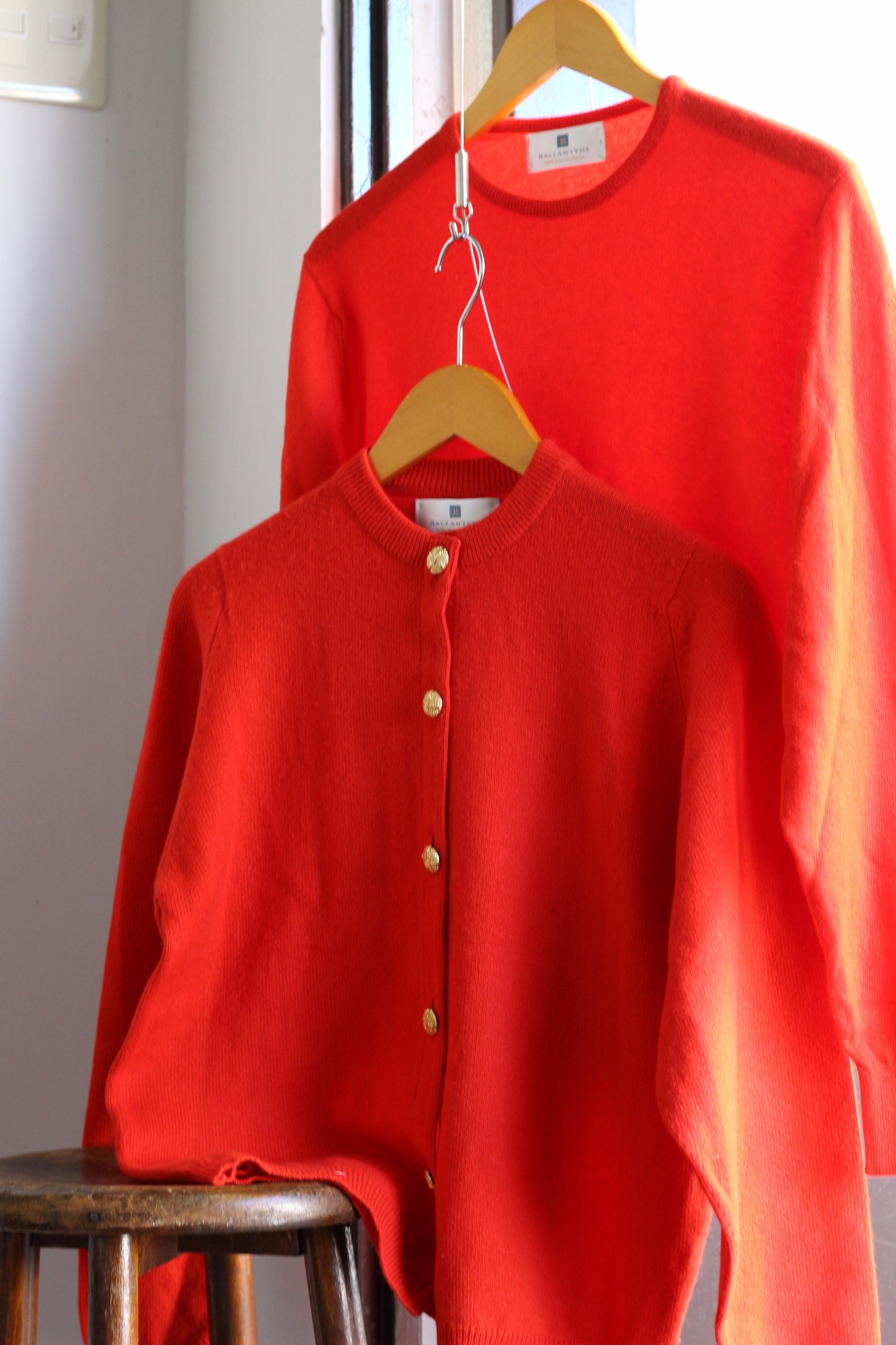 Vintage Made In Scotland Ballantyne 100% Cashmere Knit x2点