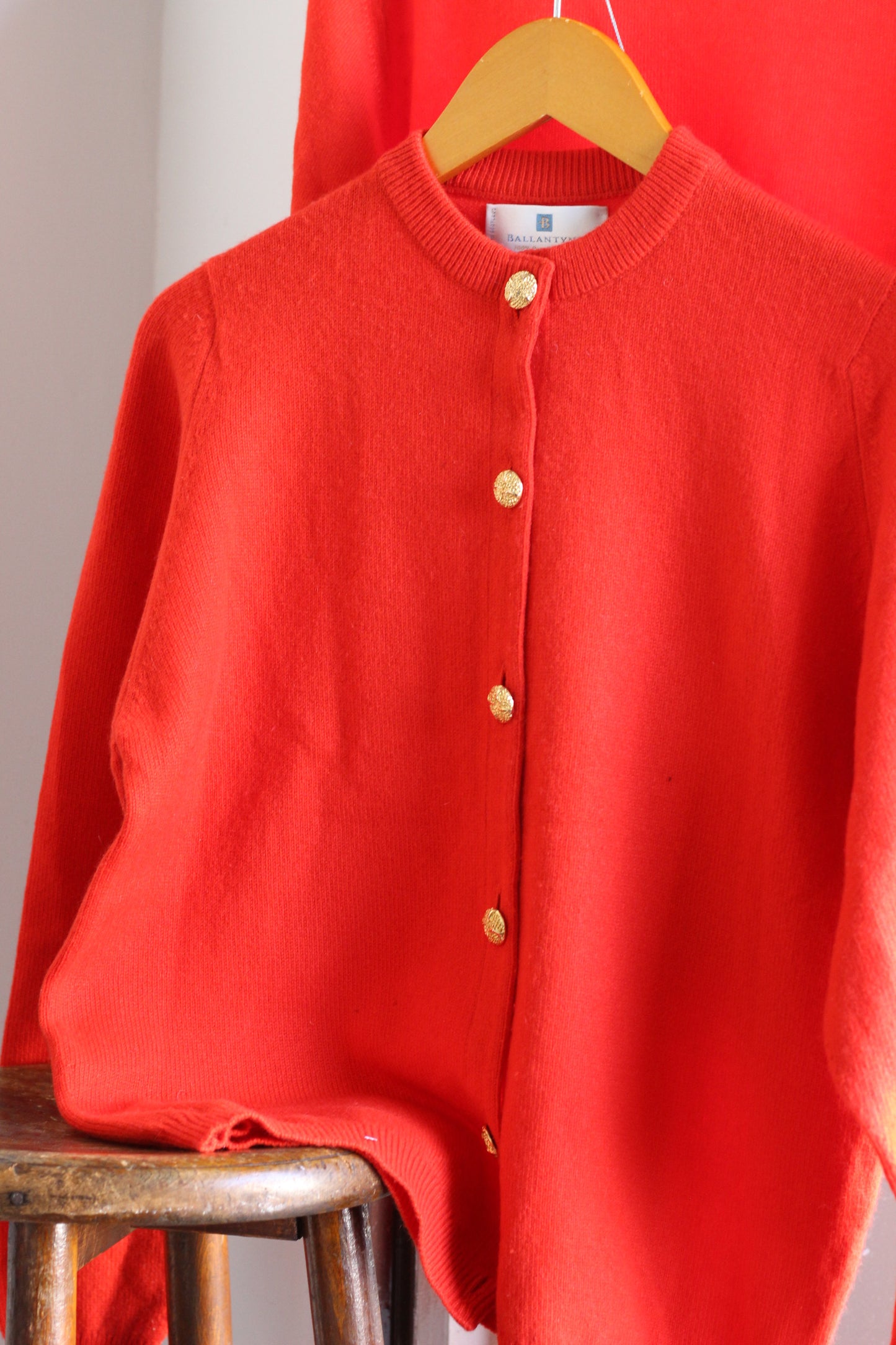 Vintage Made In Scotland Ballantyne 100% Cashmere Knit x2点