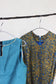 Vintage Blue Design One-Piece x6点