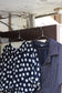 Vintage Navy Design Short Sleeve One-Piece x6点