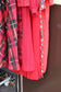 Vintage Red Design Long Sleeve One-Piece x5点