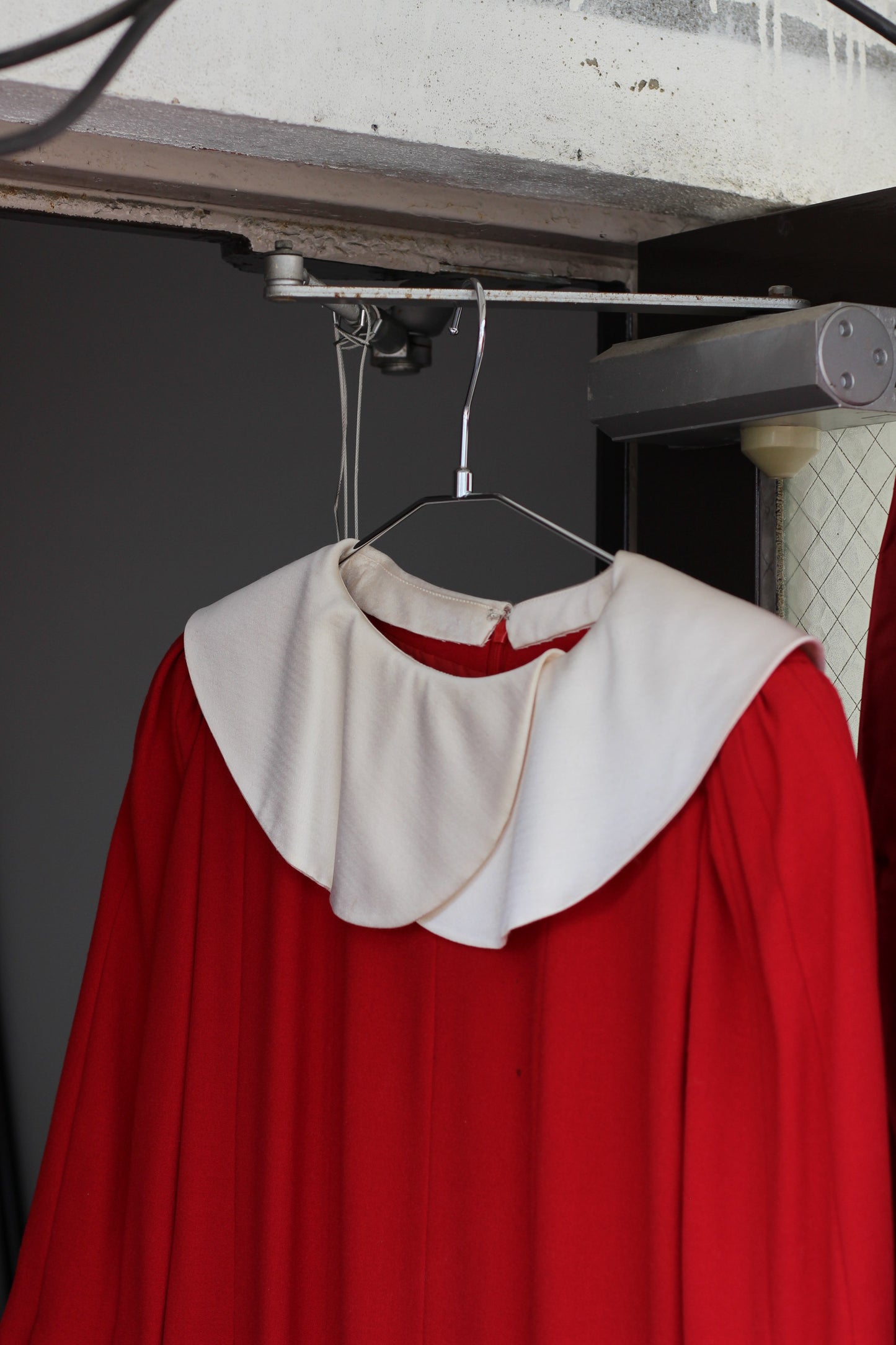 Vintage Red Design Long Sleeve One-Piece x5点