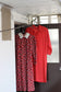 Vintage Red Design Long Sleeve One-Piece x5点