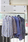 Vintage Blue Flower Design Long Sleeve Blouse x9点