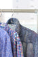 Vintage Blue Flower Design Long Sleeve Blouse x9点