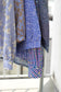 Vintage Blue Flower Design Long Sleeve Blouse x9点