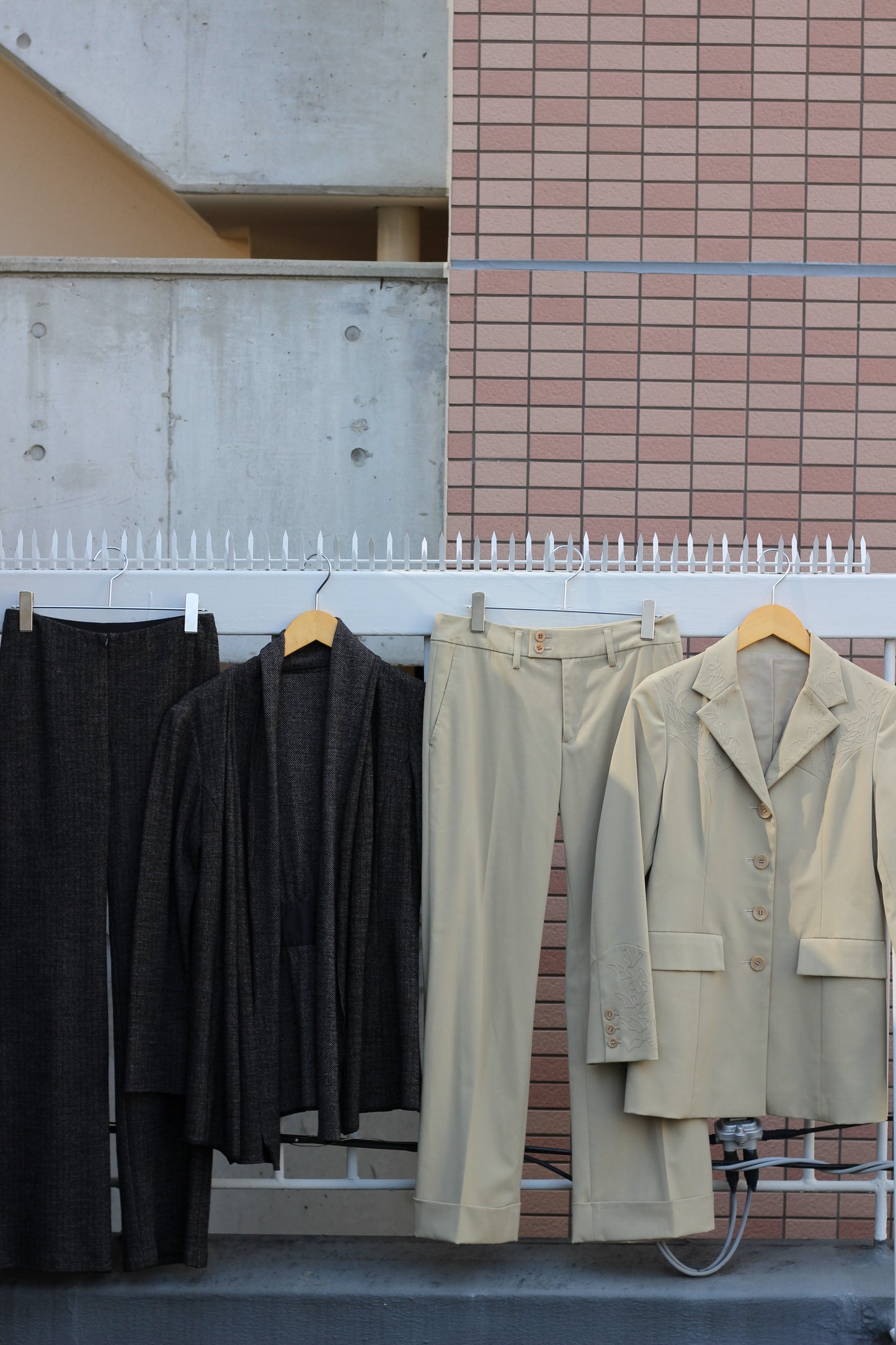 Ladies high grade pants style set up x5点