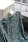 Vintage Blue Flower Design Long Sleeve Blouse x9点