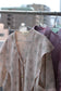 Vintage Pink Purple Flower Short Sleeve Blouse x7点