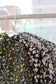 Vintage Black Flower Short Sleeve Blouse x6点
