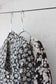 Vintage Black Flower Short Sleeve Blouse x6点