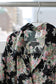 Vintage Black Flower Short Sleeve Blouse x6点