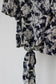 Vintage Black Flower Short Sleeve Blouse x6点