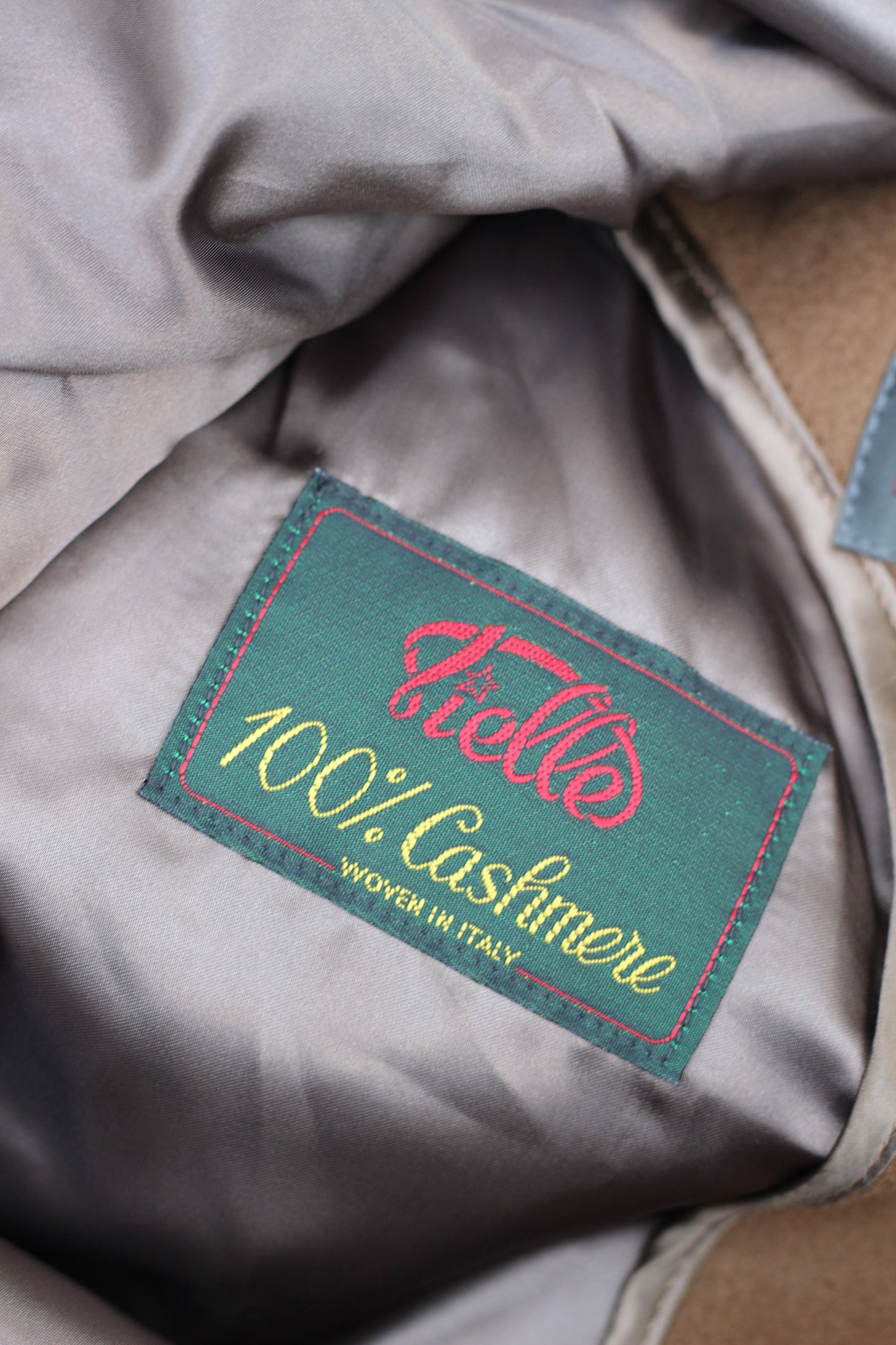 Men's Vintage Made In Italy & Uk Scotland 100% Cashmere Camel & Navy Coatx4点