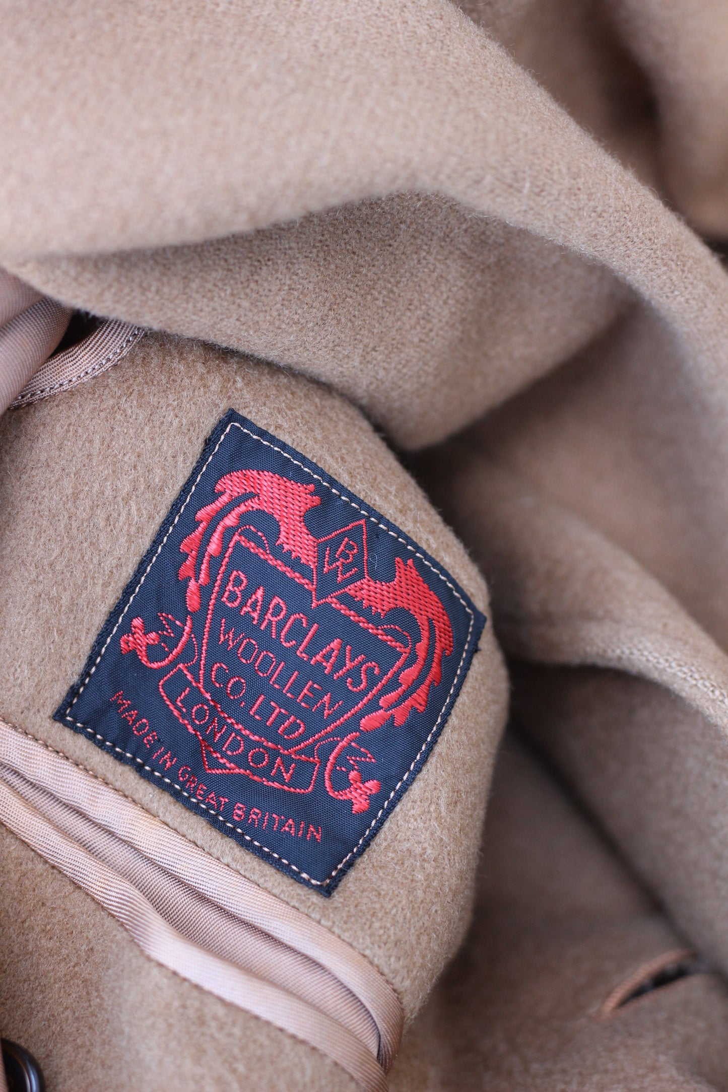 Men's Vintage Made In Italy & Uk Scotland 100% Cashmere Camel & Navy Coatx4点