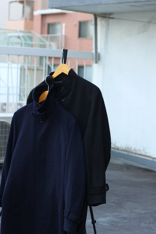 Men's 100% Cashmere Chin Strap Coat x2点