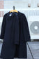 Men's Navy 100% Cashmere Long Coat x2点