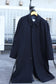 Men's Navy 100% Cashmere Long Coat x2点