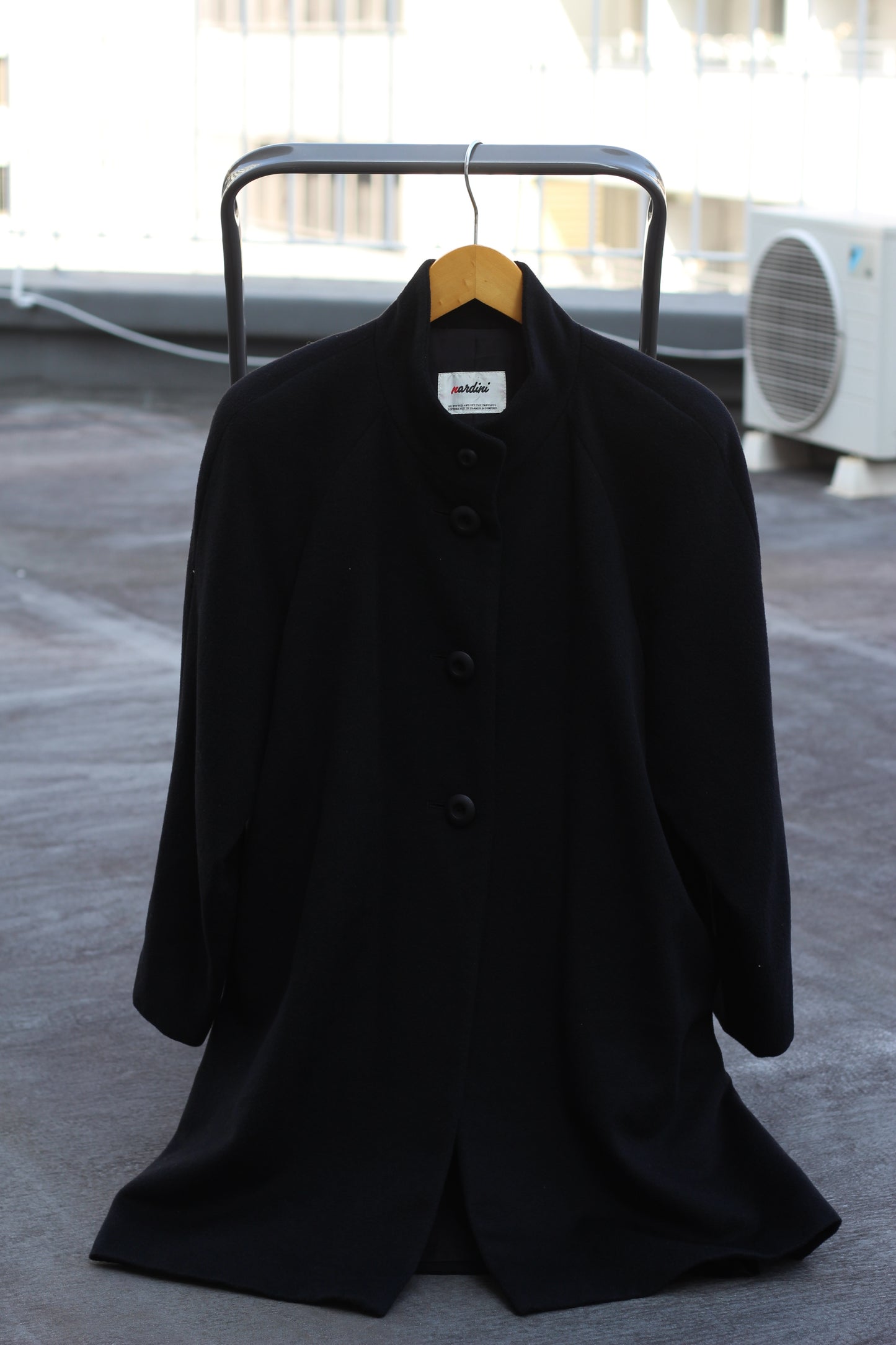 Women's 100% Cashmere Black Coat x3点