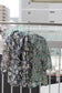 Vintage Blue Green Design Short Sleeve Blouse x7点