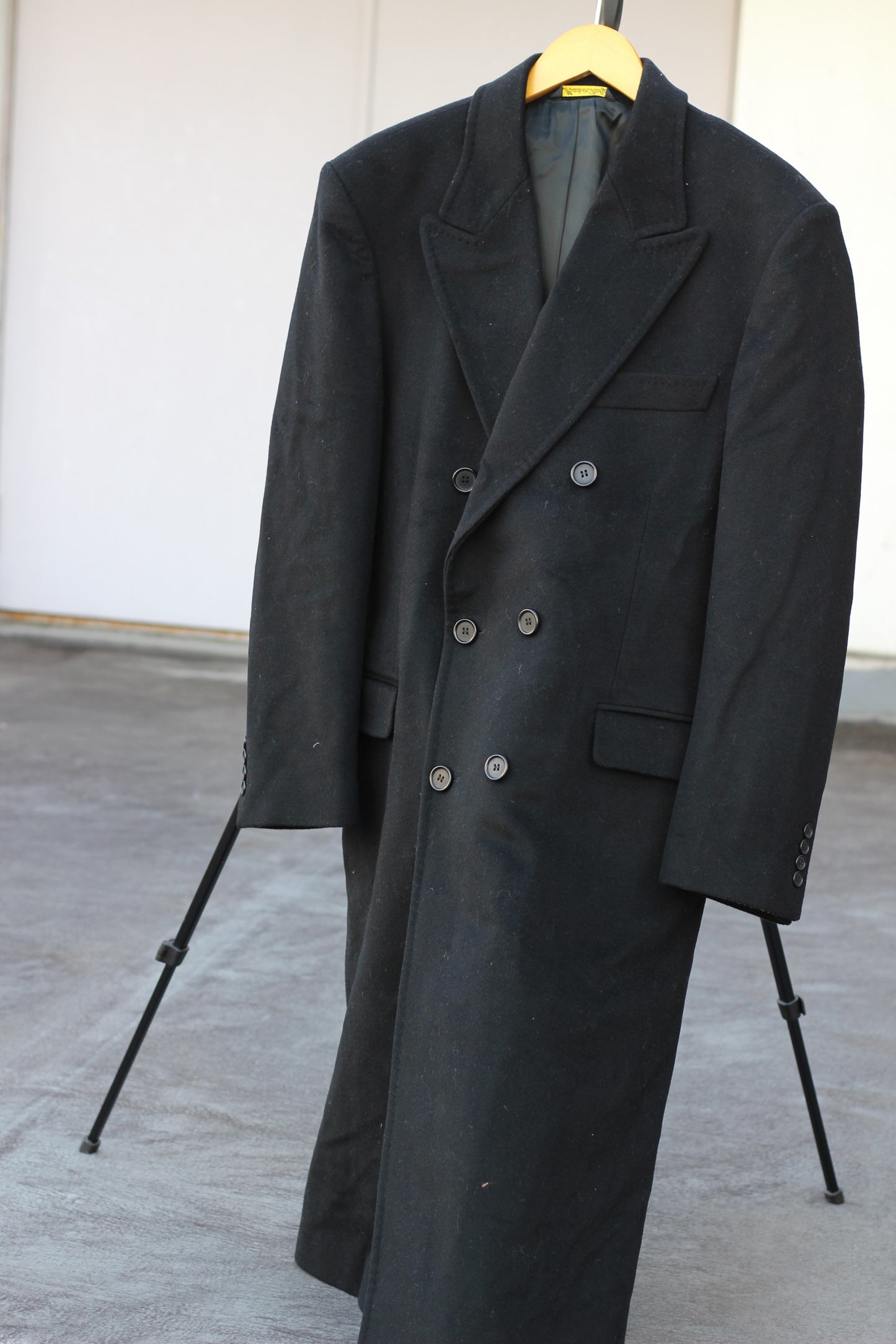 Men's Vintage Made In Italy 100% Cashmere Chester Long Coat x2点