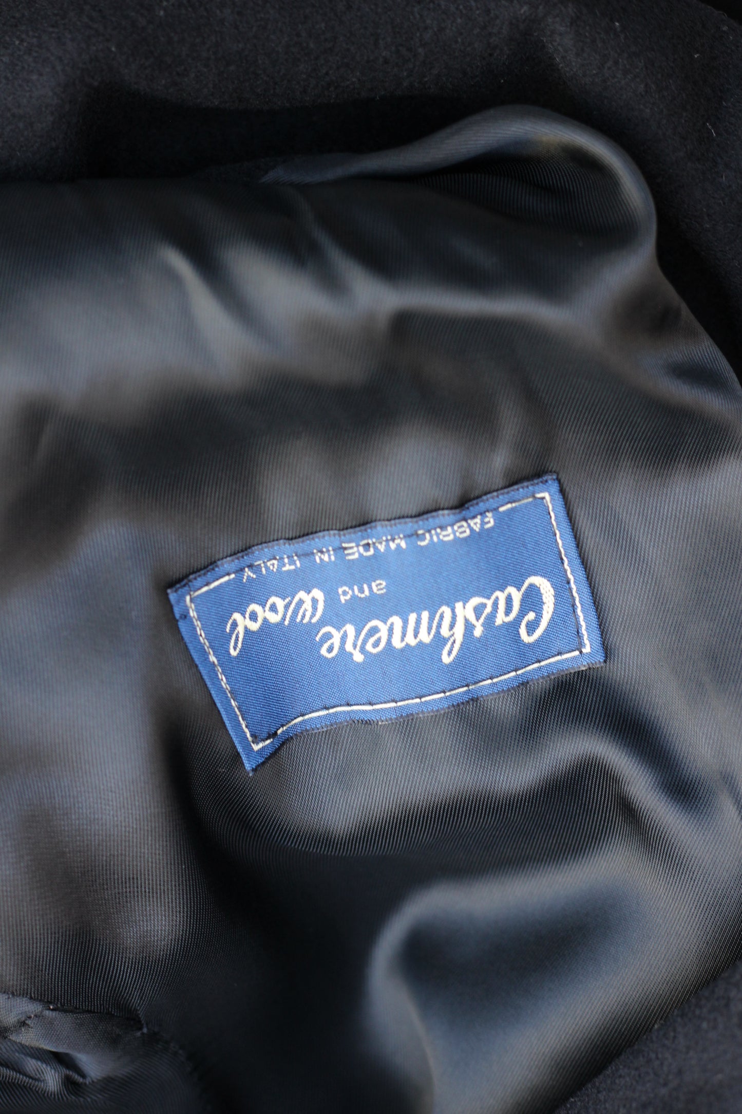 Men's Vintage Made In Italy 100% Cashmere Chester Long Coat x2点