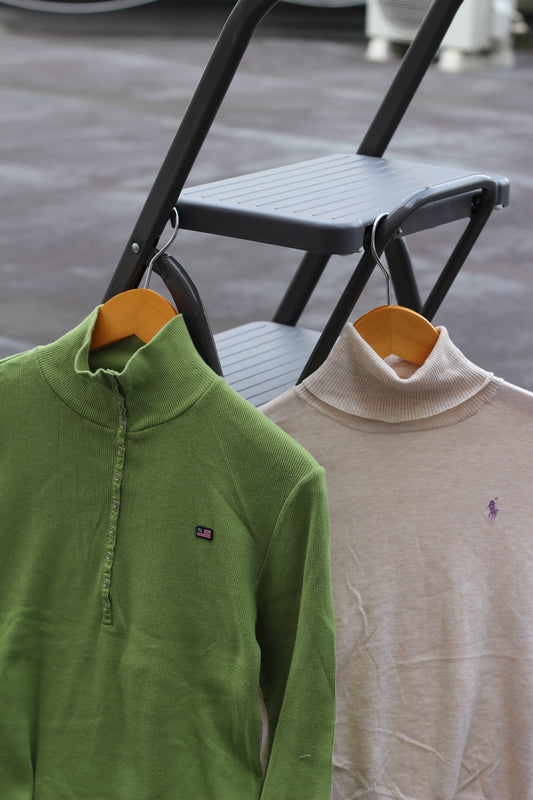 90-00's Ralph Lauren High-Neck Top x2点