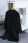 Women's Black Cashmere100% Long Coat x3点