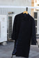 Women's Black Cashmere100% Long Coat x3点