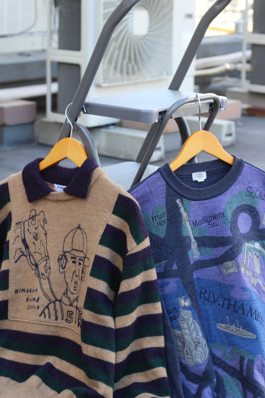 Men's Art Design Knitwearx2点