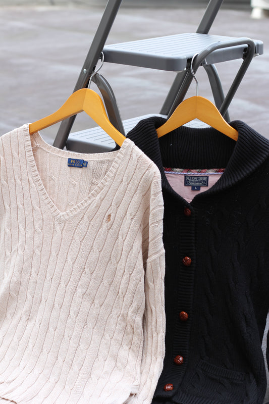 Ralph Lauren Cable Knit x2点