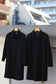 Women's Black Cashmere100% Long Coat x4点