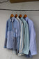 Men's Blue stripe shirt x4点