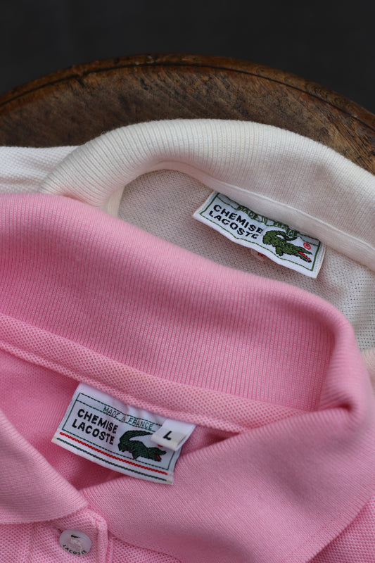 70's Made In France CHEMISE Short Sleeve Lacoste Polo Shirt x2点