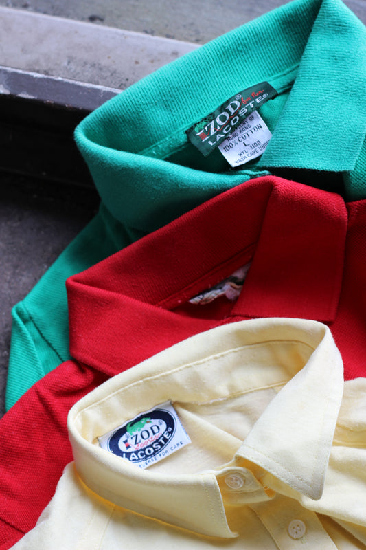70-80's IZOD Lacoste Polo Shirt x3点