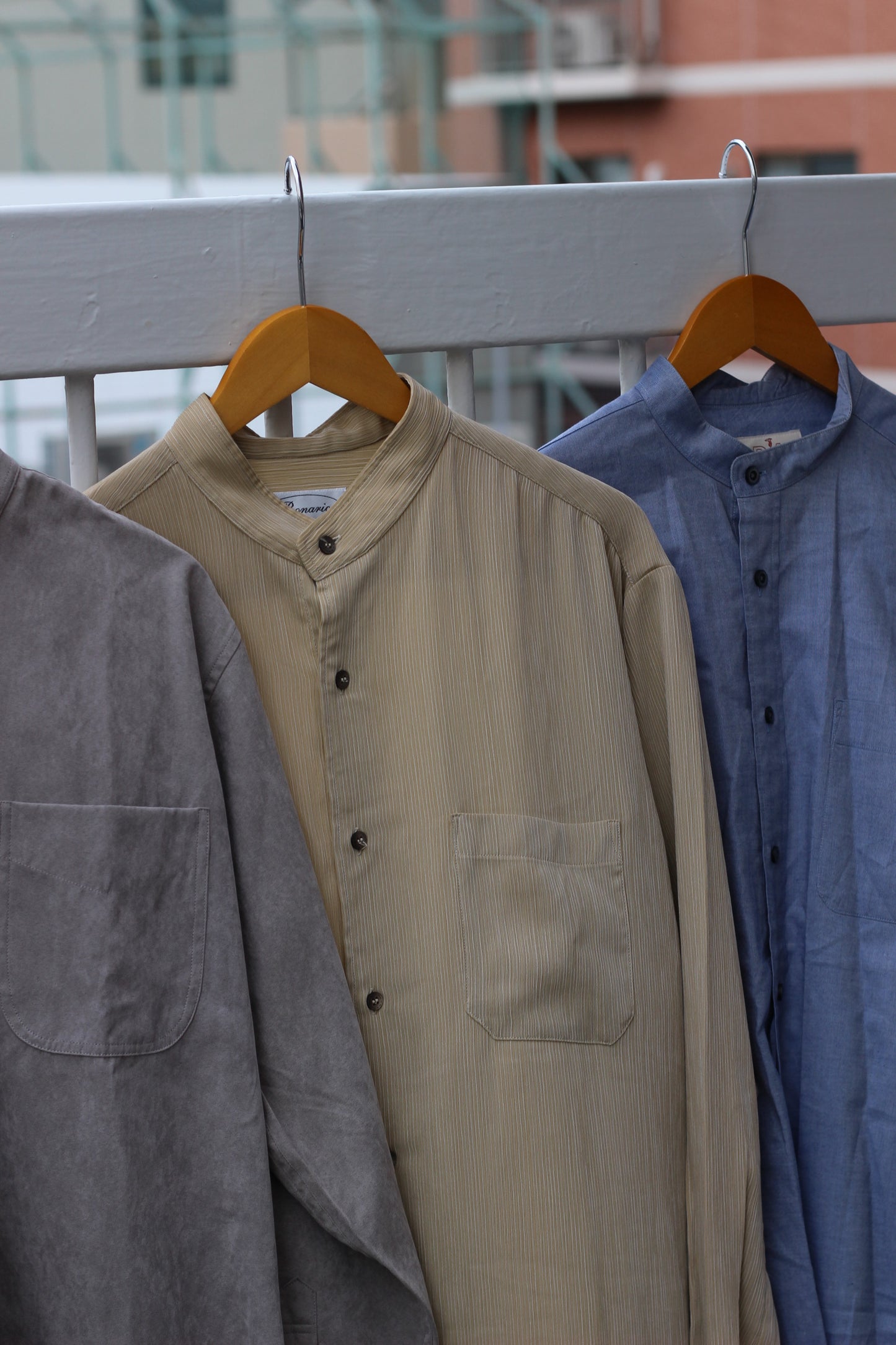 Men's stand collar shirt x9点