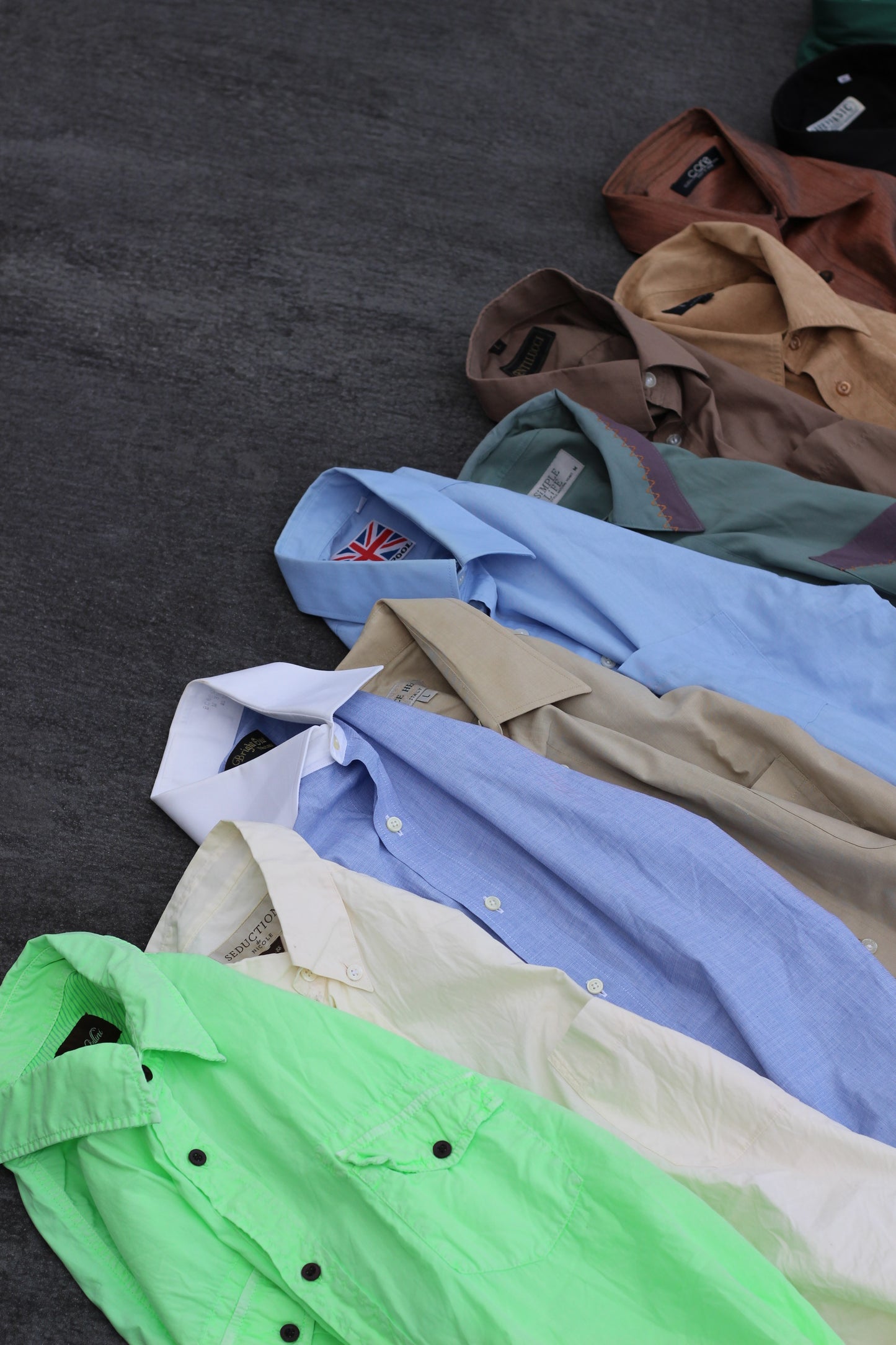 Men's color shirt x10点