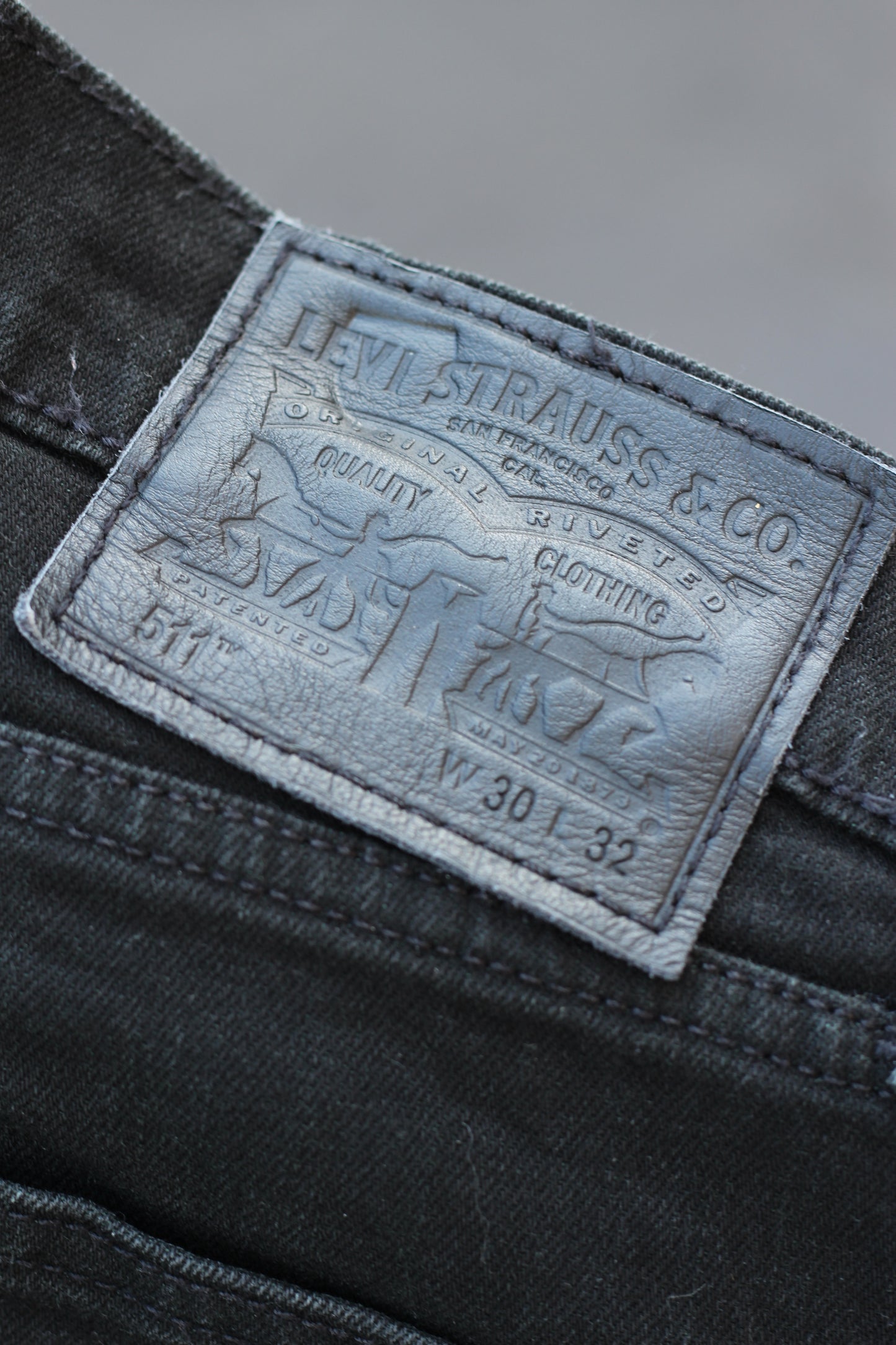 Levi's Black & White Denim Pants x2点