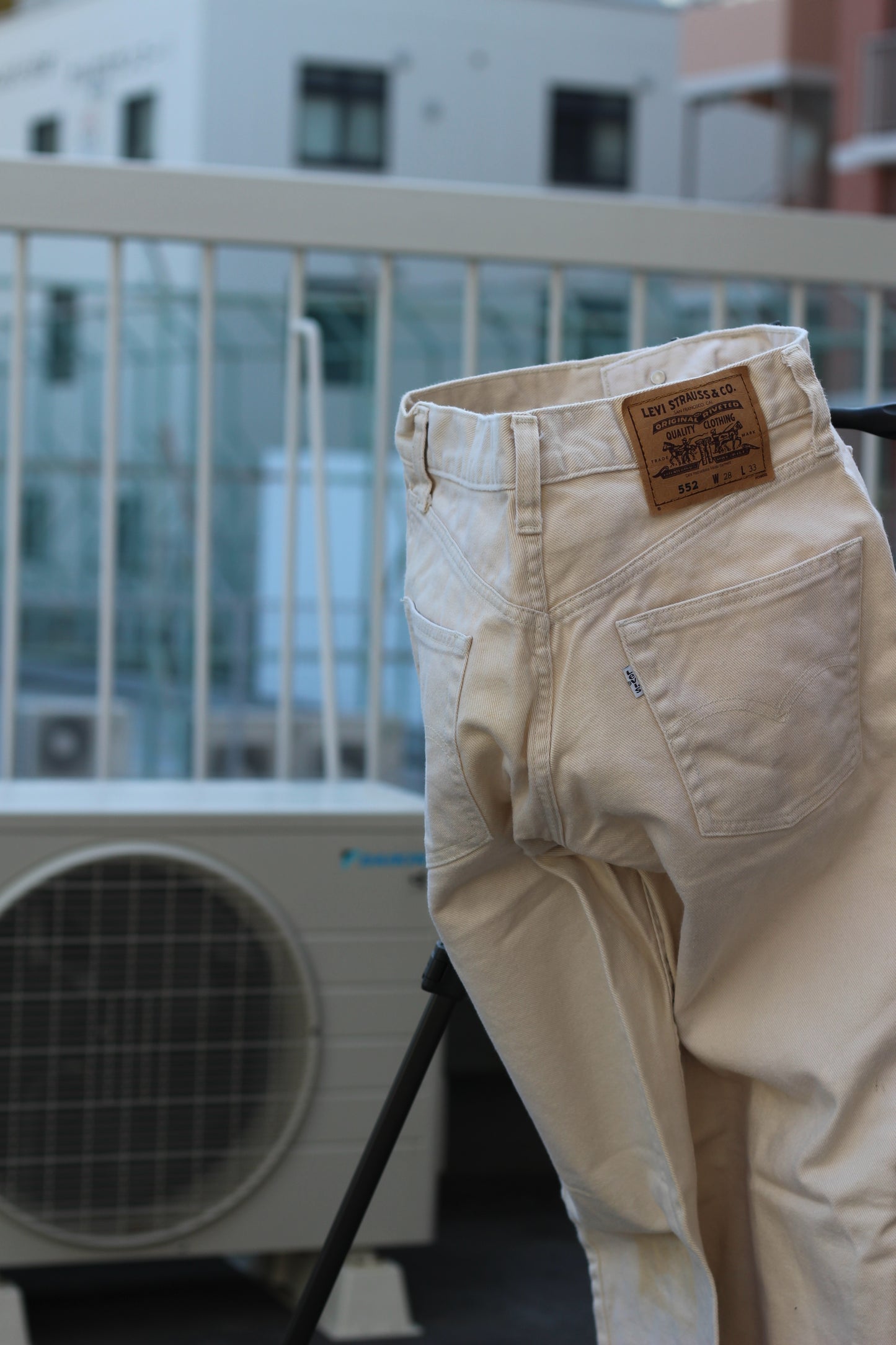 Levi's Black & White Denim Pants x2点
