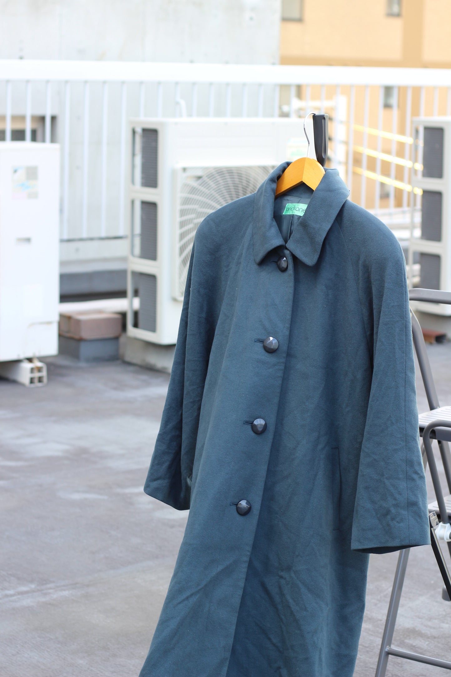 Women's Green Cashmere100% Coat x5点
