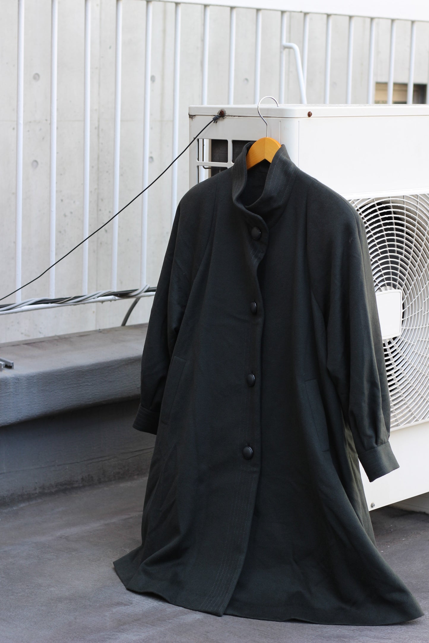 Women's Green Cashmere100% Coat x5点