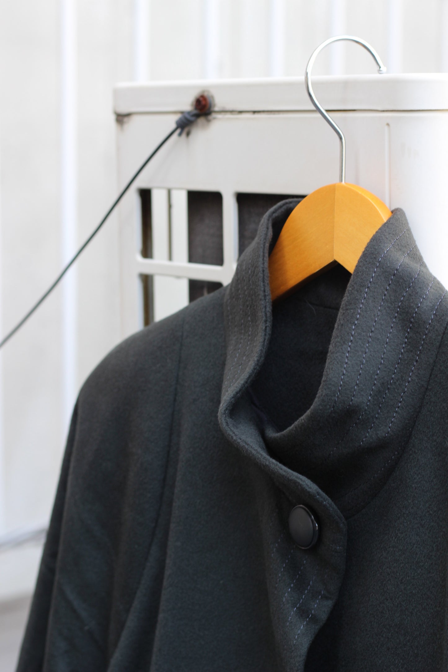 Women's Green Cashmere100% Coat x5点