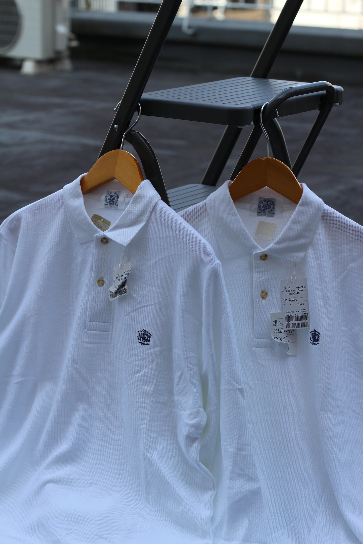 American trad style J.Press Long Sleeve Polo Shirt x2点