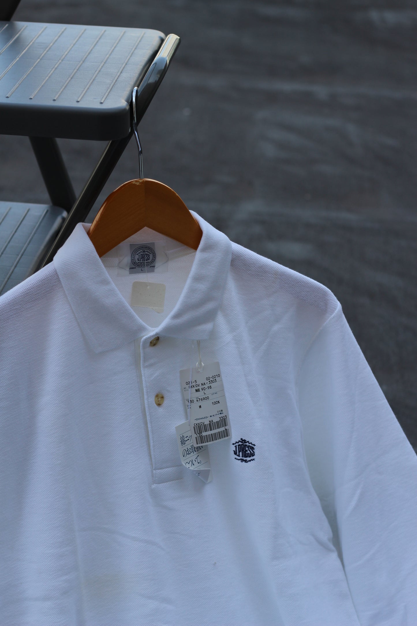 American trad style J.Press Long Sleeve Polo Shirt x2点
